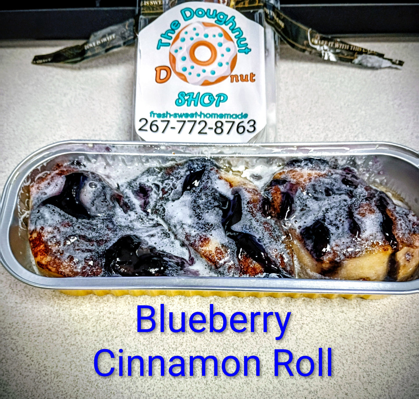 Blueberry Cinnamon Roll